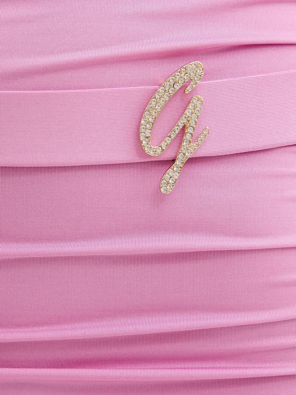 GUESS USA Mini-jurk met ruches en ceintuur Roze