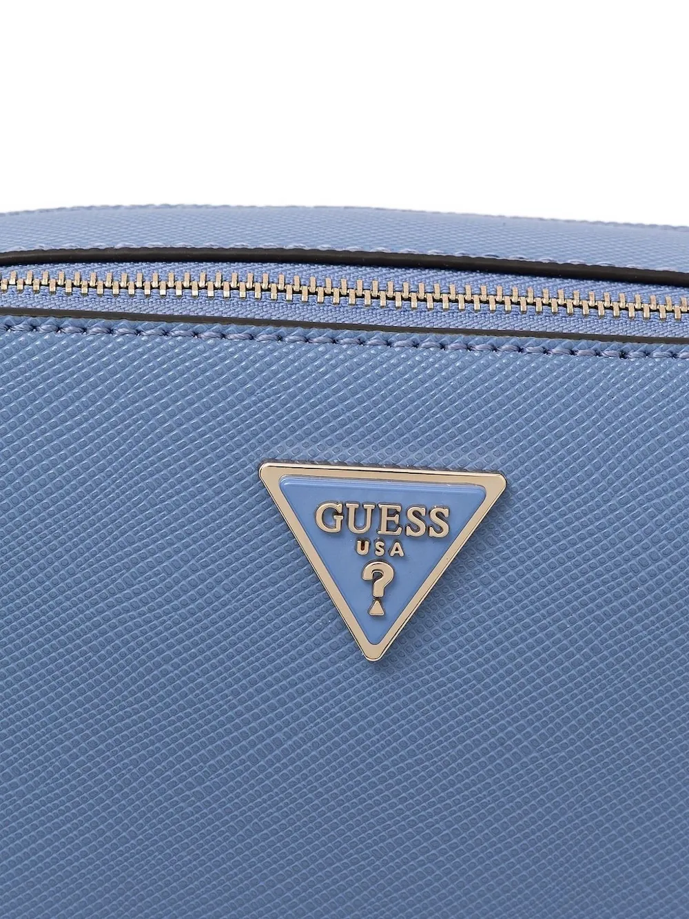 GUESS USA Kleine schoudertas met dubbele rits Blauw