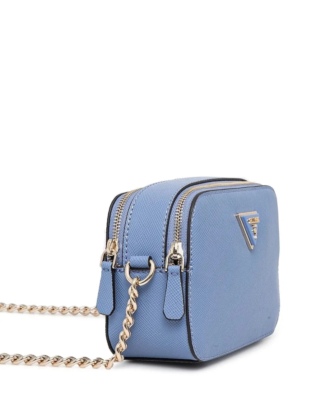 GUESS USA Kleine schoudertas met dubbele rits Blauw