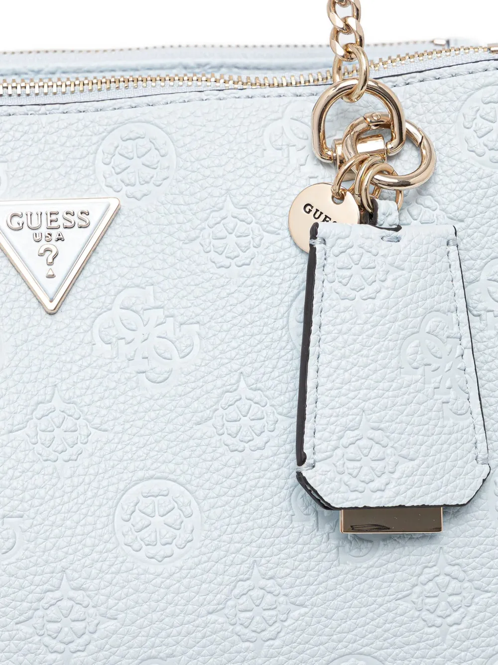 GUESS USA Cresidia shopper met logoplakkaat Blauw