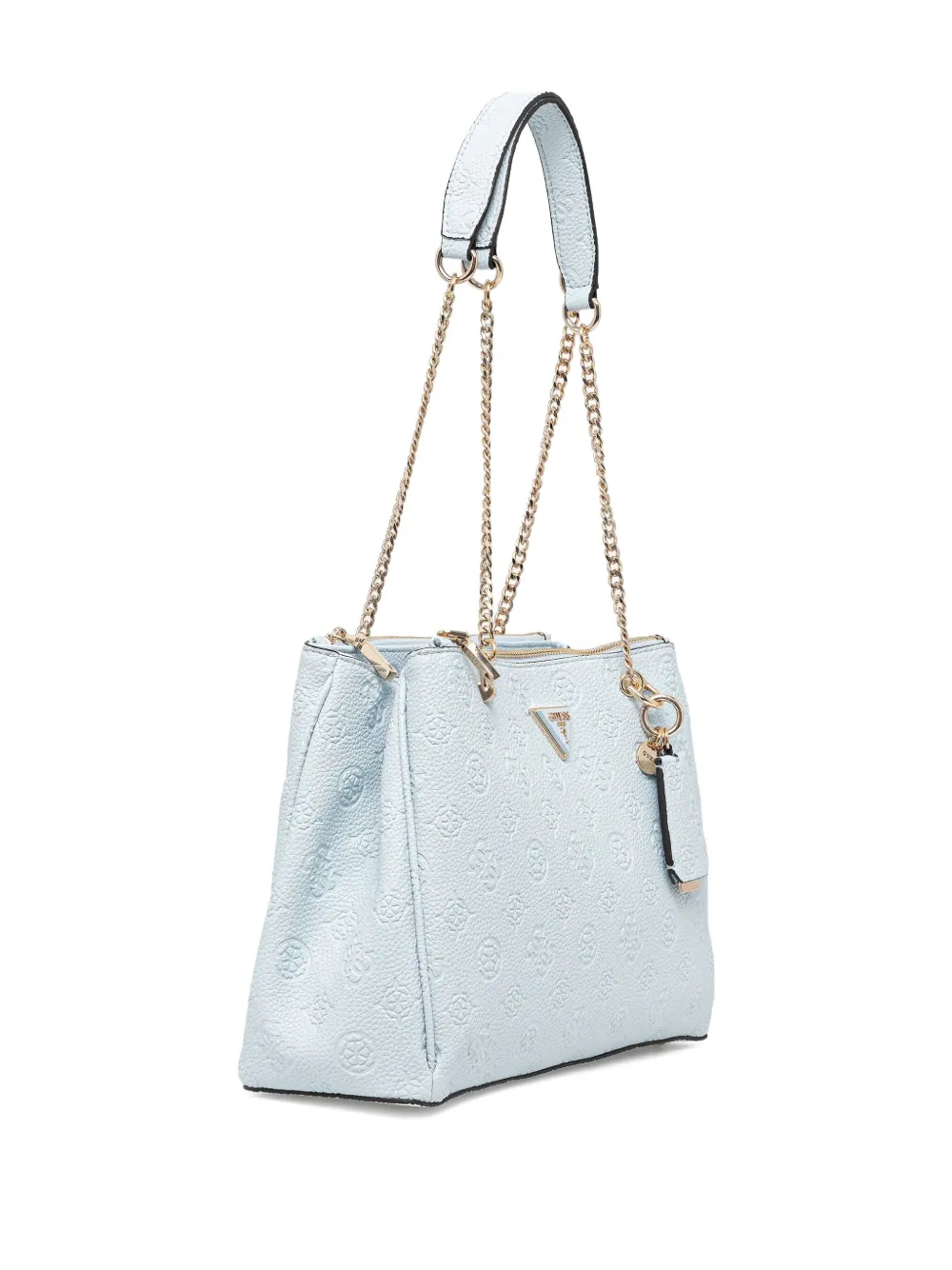 GUESS USA Cresidia shopper met logoplakkaat Blauw