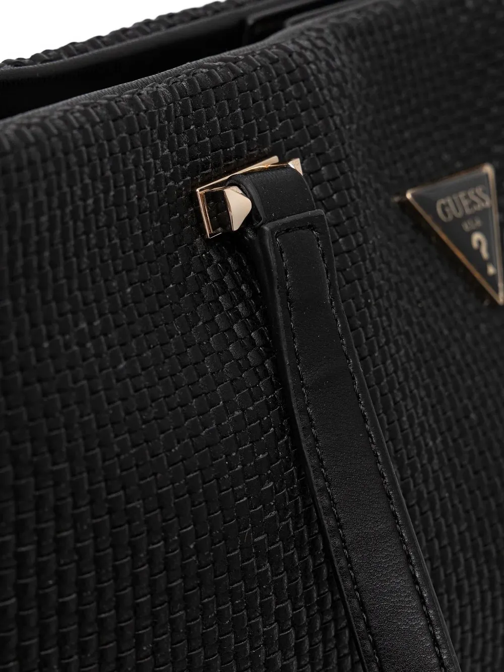 GUESS USA Phaedra geweven shopper Zwart
