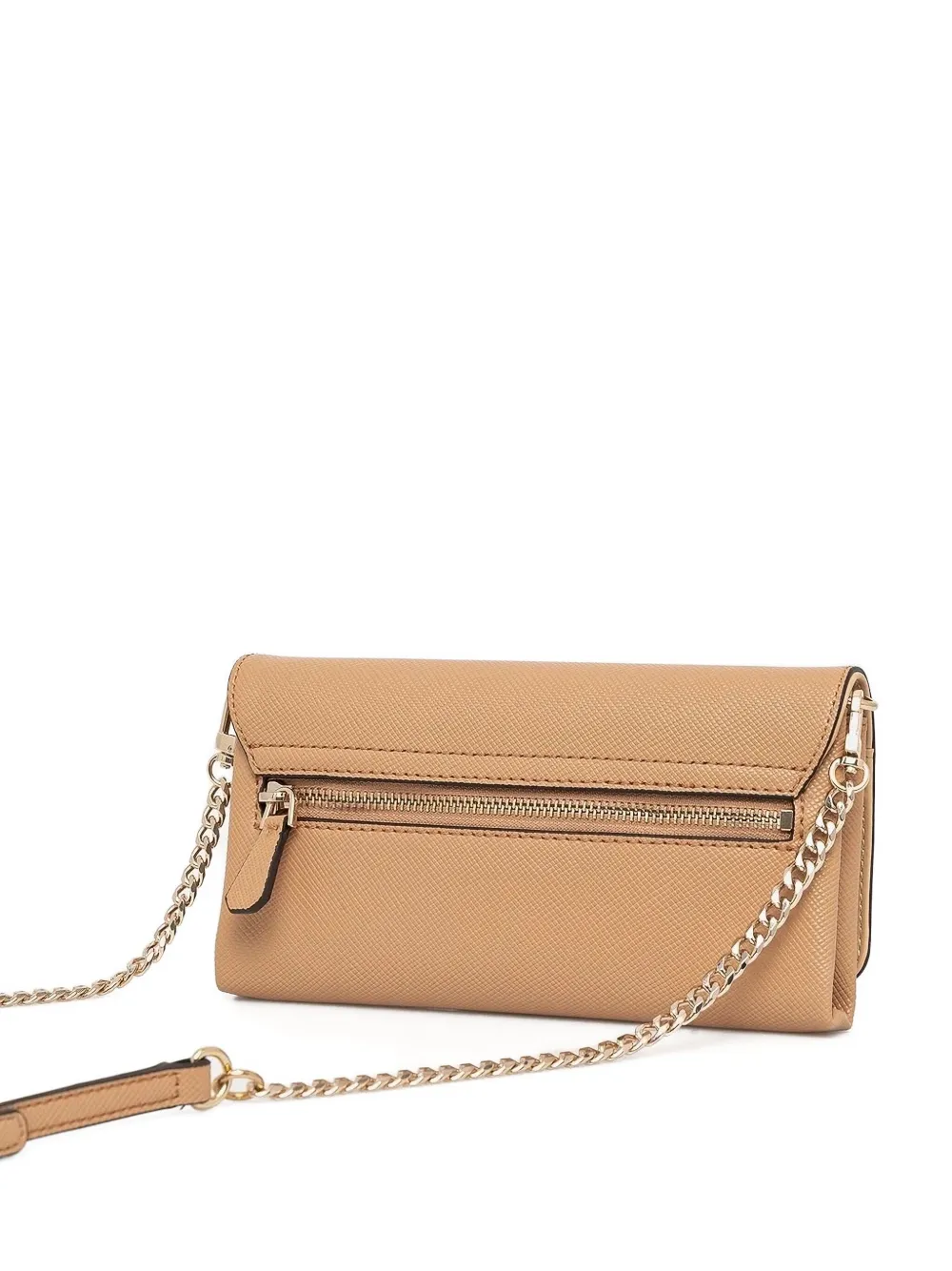 GUESS USA Crossbodytas met kettingband en textuur Beige
