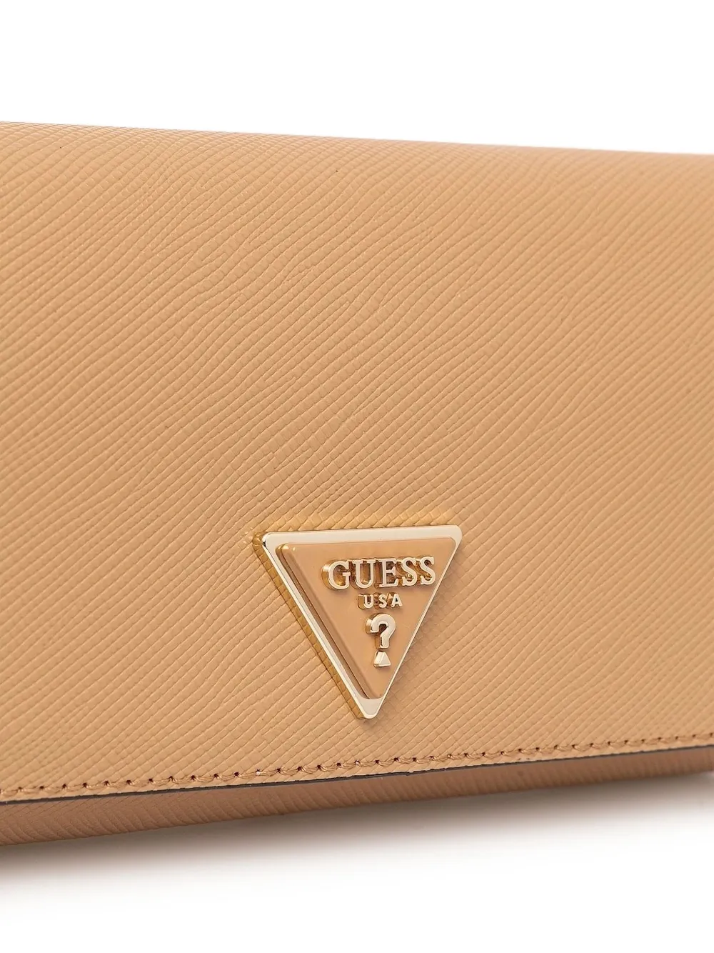 GUESS USA Crossbodytas met kettingband en textuur Beige