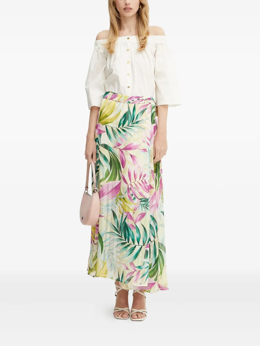 GUESS USA tropical-print wrap maxi skirt | A-Line Skirts | Image 2