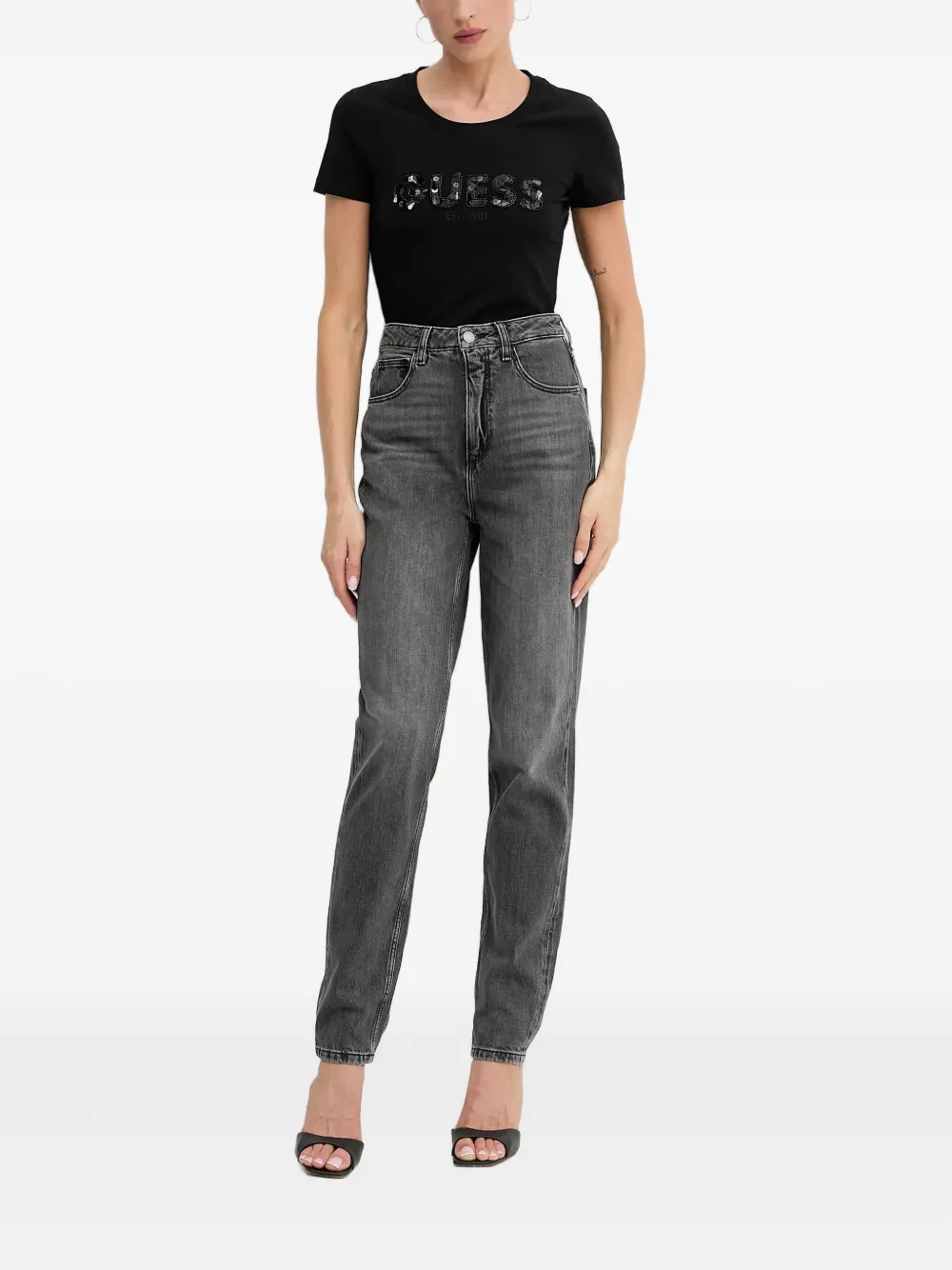 GUESS USA Cropped jeans - Grijs