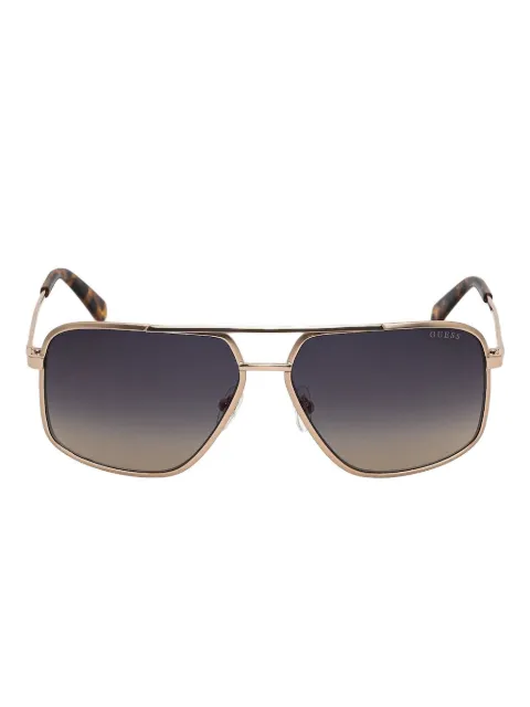 GUESS EYEWEAR square-lenses double-bridge sunglasses