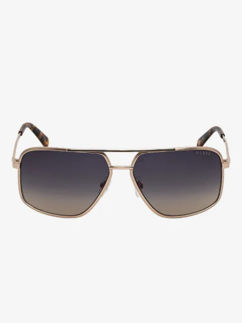 GUESS EYEWEAR square-lenses double-bridge sunglasses