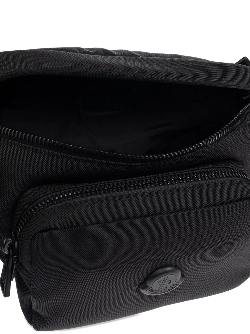 Moncler Heuptas met logo-applicatie Zwart