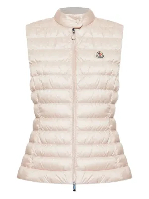 MONCLER GHARNY GILET ベージュ サイズ1 レディース Moncler Kid's Ghany Quilted Puffer Down Vest, Size 8-14