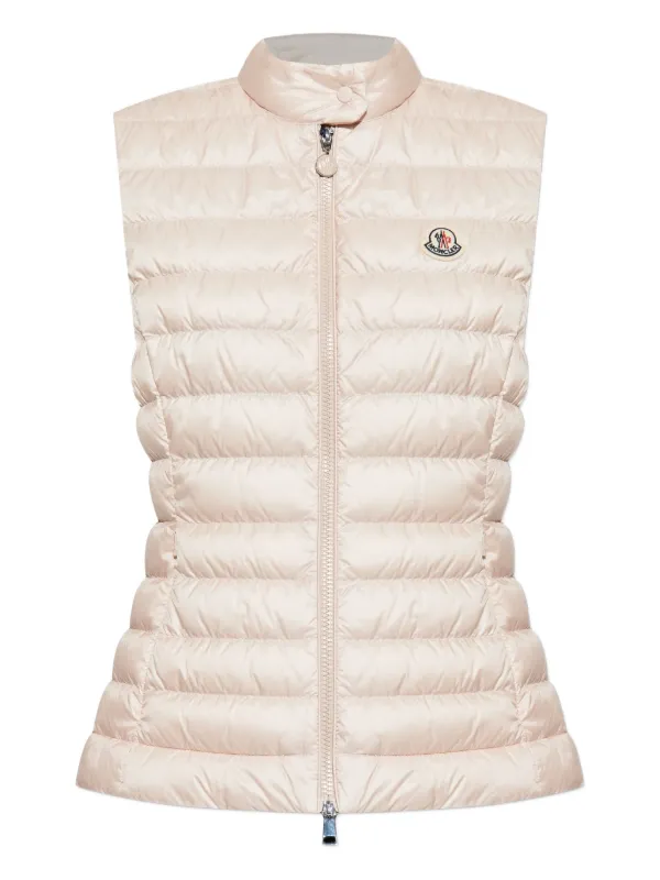 Moncler Ghany Quilted Sleeveless Gilet Pink FARFETCH PH