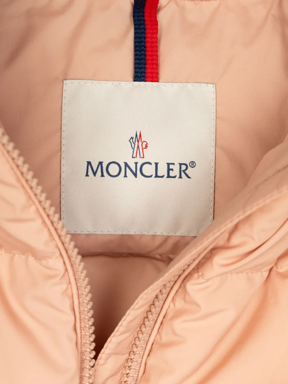 Moncler Enfant Cermasa gewatteerd jack Oranje