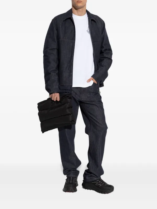 Moncler ジップアップ ボンバージャケット | ブルー | FARFETCH JP