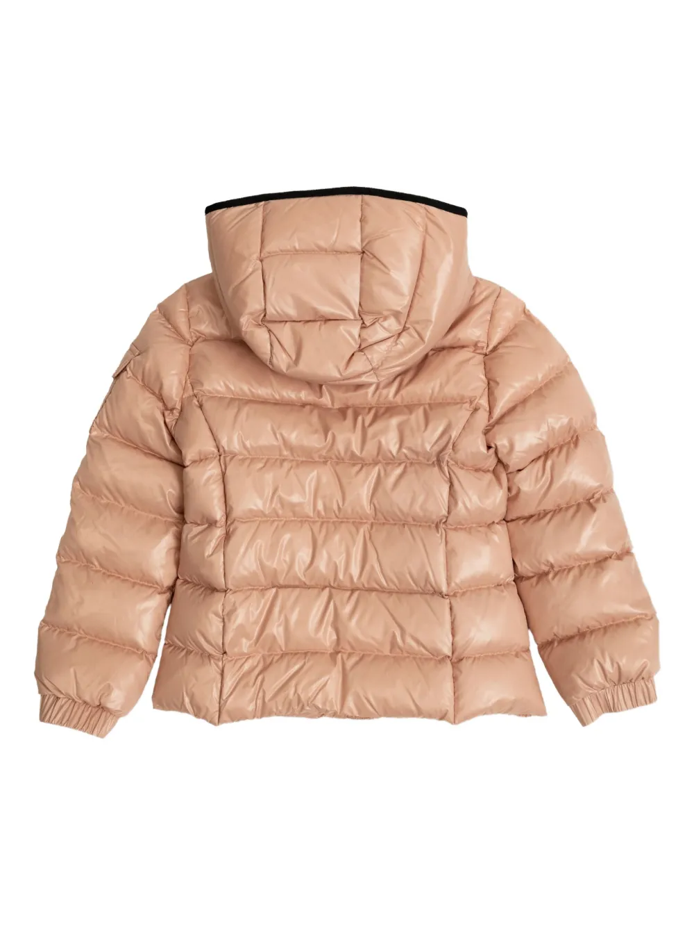 Moncler Enfant Badycapuchon gewatteerd jack Roze