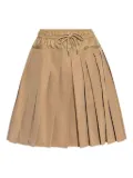Moncler drawstring-waist pleated skirt - 238 BEIGE