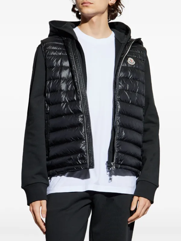 Moncler Orant フーデッド ダウンベスト | ブラック | FARFETCH JP