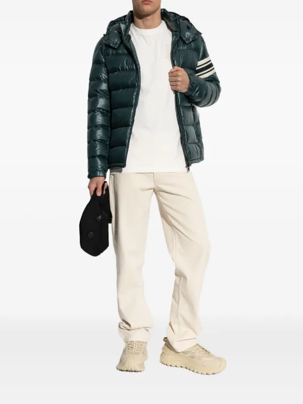 Moncler Landre Down Jacket | Green | FARFETCH