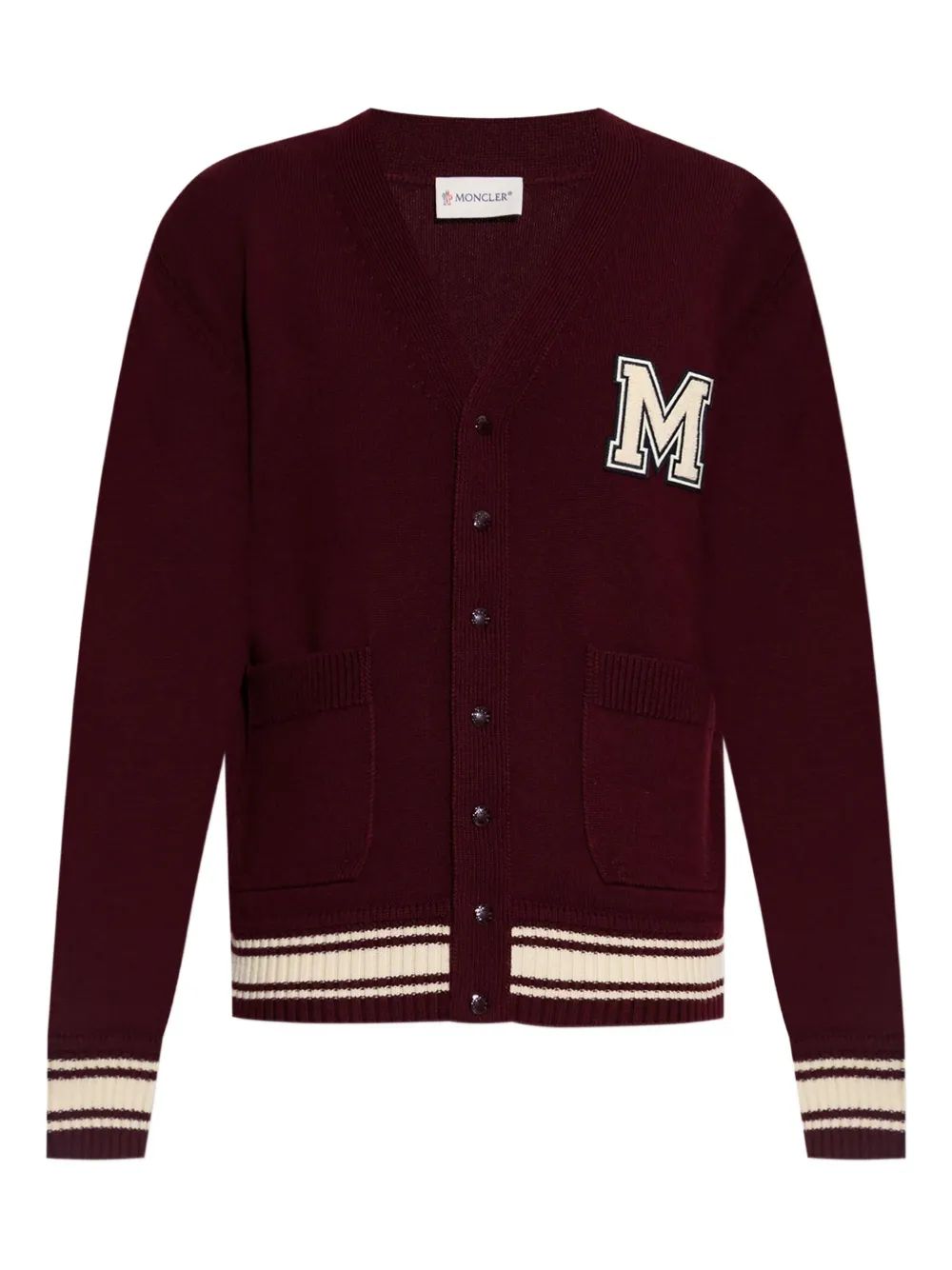 Moncler Vest van scheerwol Rood