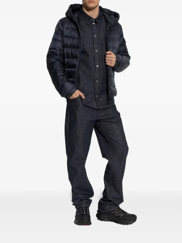 Moncler デニムシャツ | ブルー | FARFETCH JP