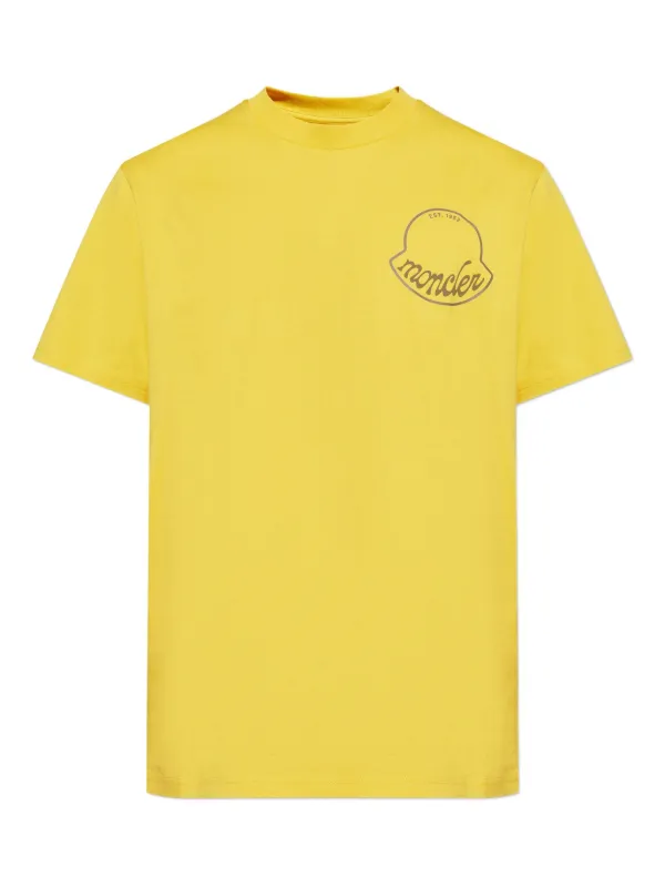 Moncler ロゴ Tシャツ | イエロー | FARFETCH JP