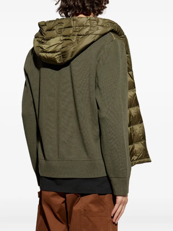 MONCLER オリーブグリーン パーカー M オリーブグリーン Noizayパーカー : ウインドブレーカーとレインコート