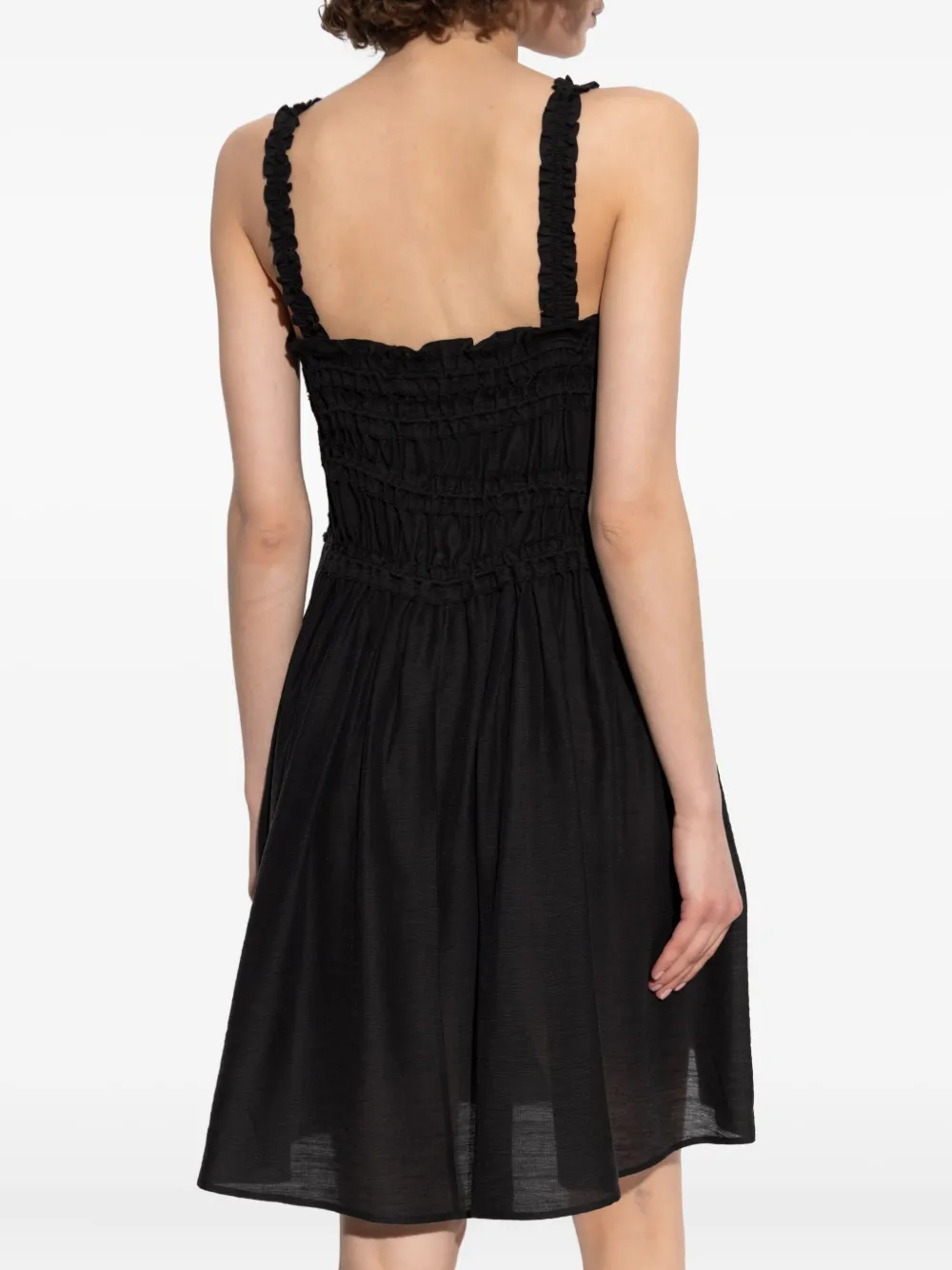 Tory Burch Gesmockte jurk Zwart