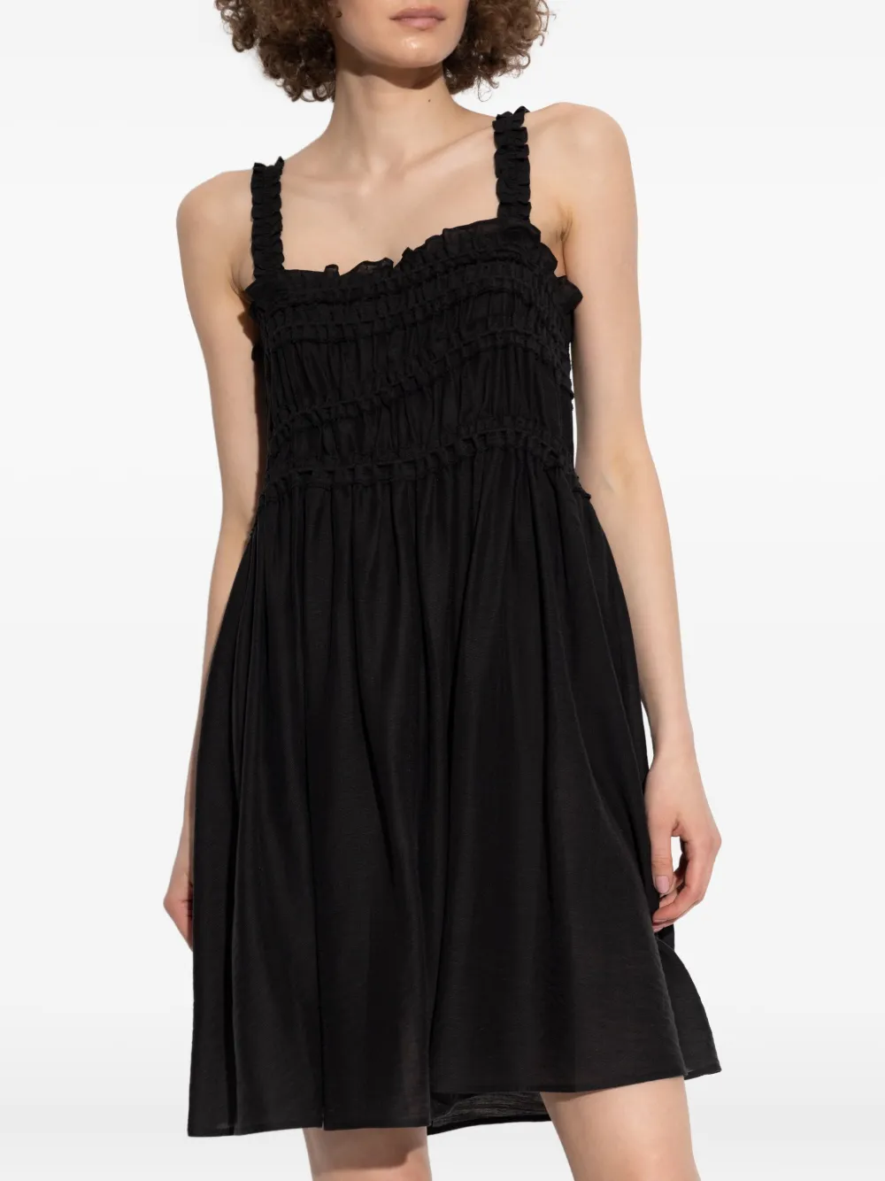 Tory Burch Gesmockte jurk Zwart