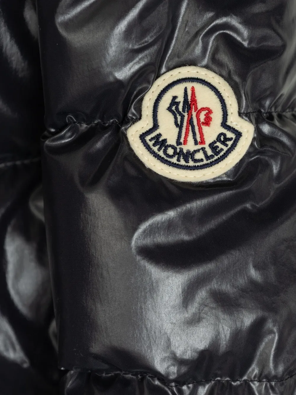 Moncler Enfant Glareins gewatteerd jack Blauw