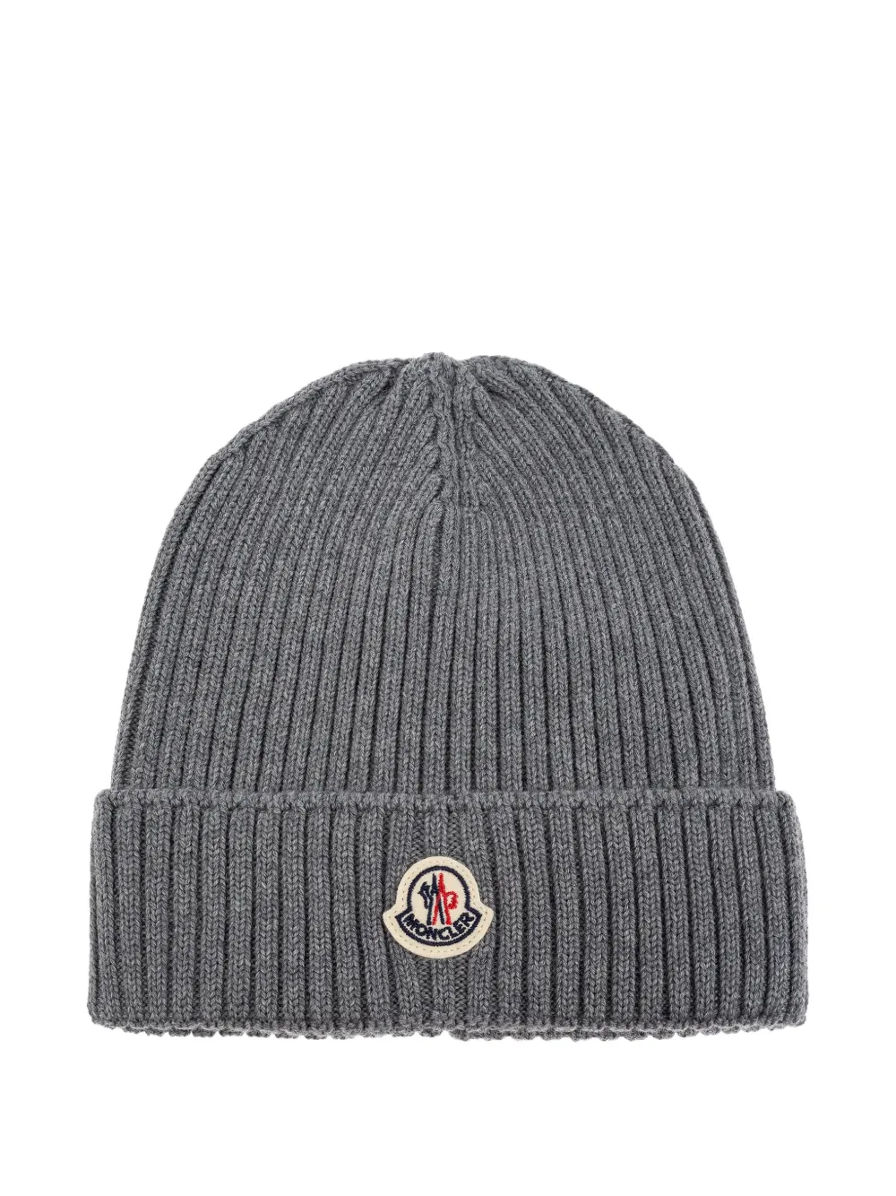 Moncler Enfant Muts met logopatch Grijs