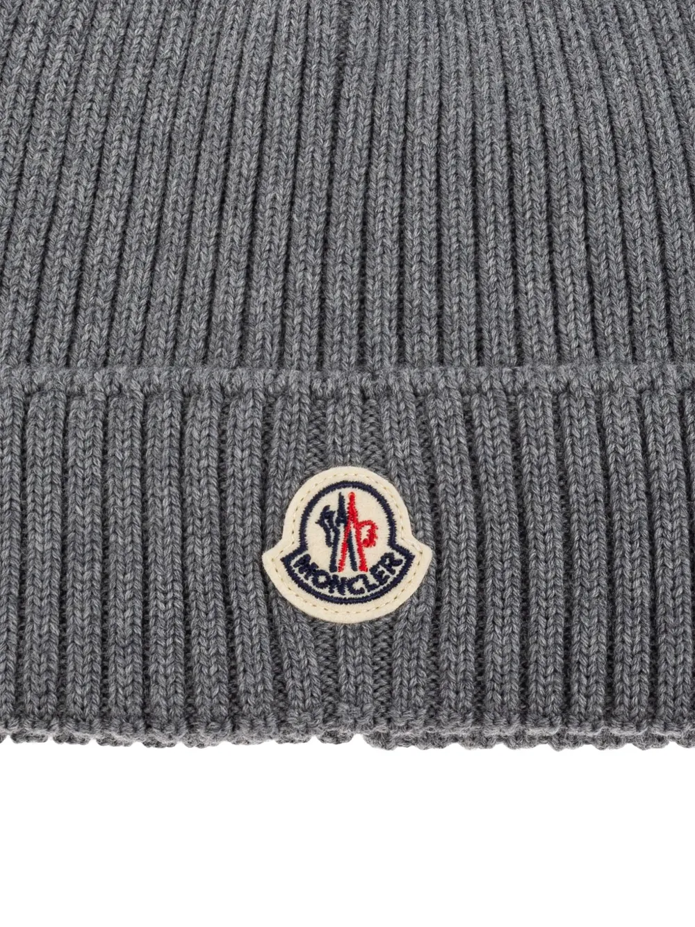Moncler Enfant Muts met logopatch Grijs