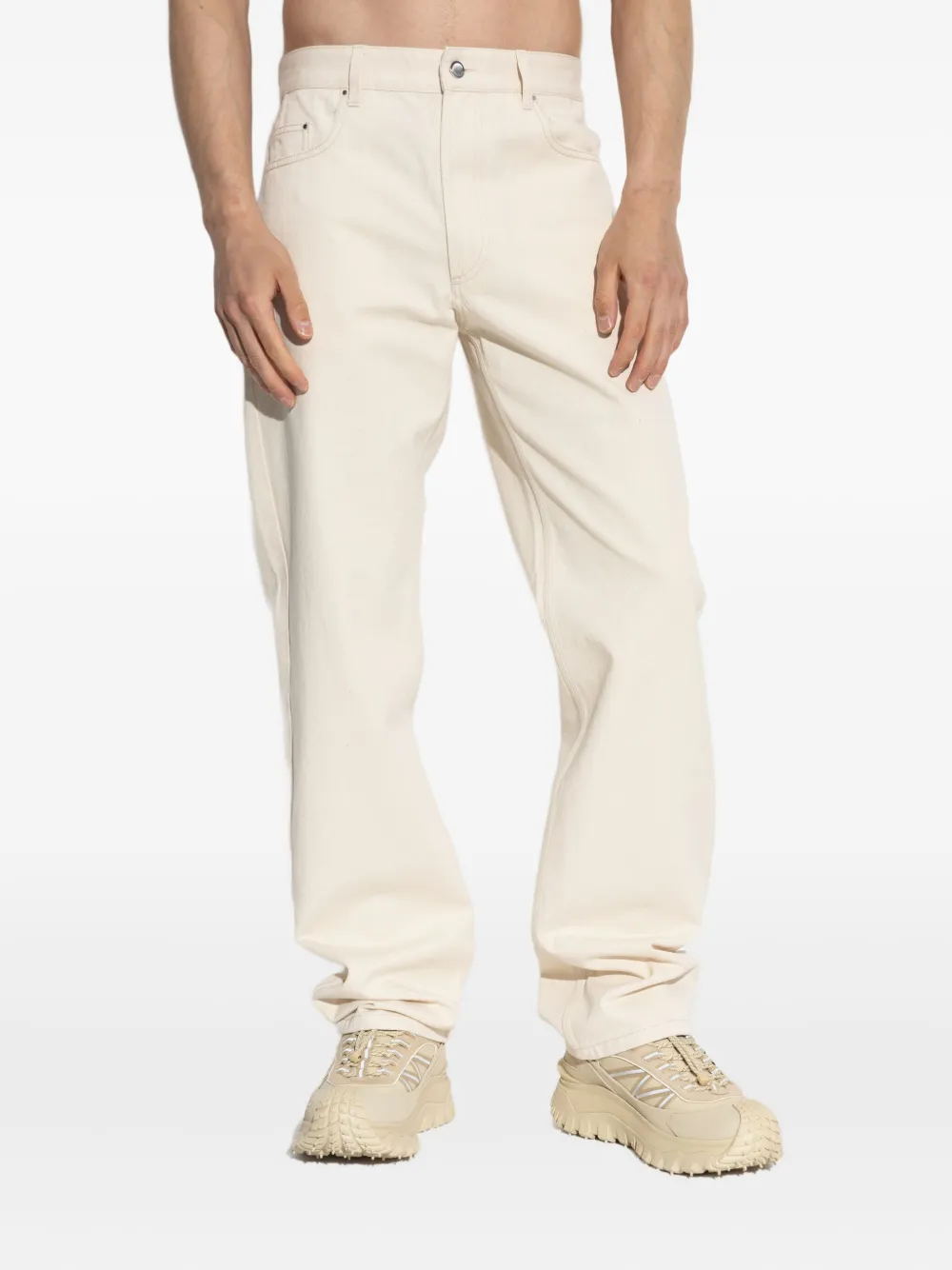 Moncler Straight jeans Beige