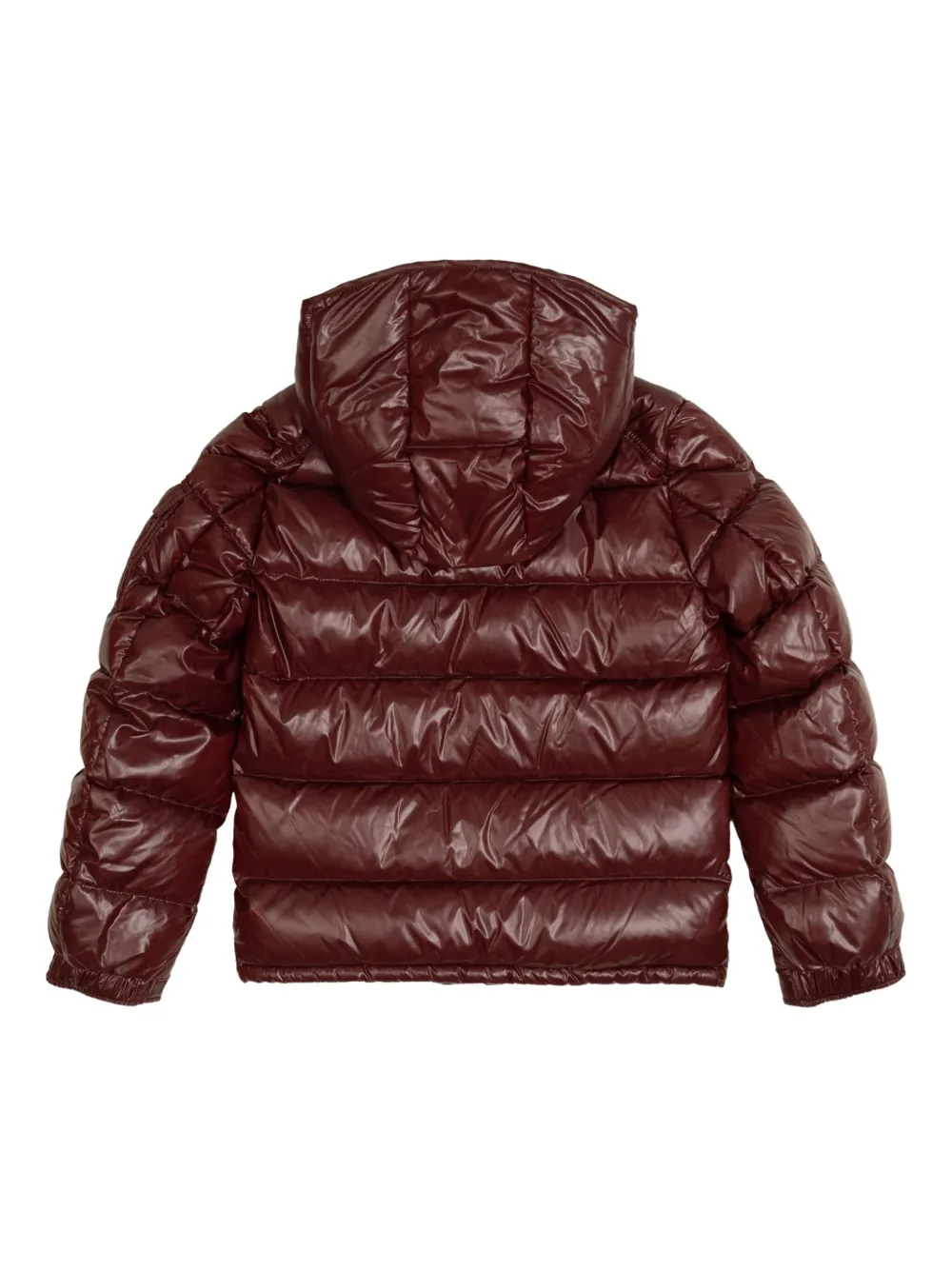 Moncler Enfant Gewatteerd jack met logopatch Rood