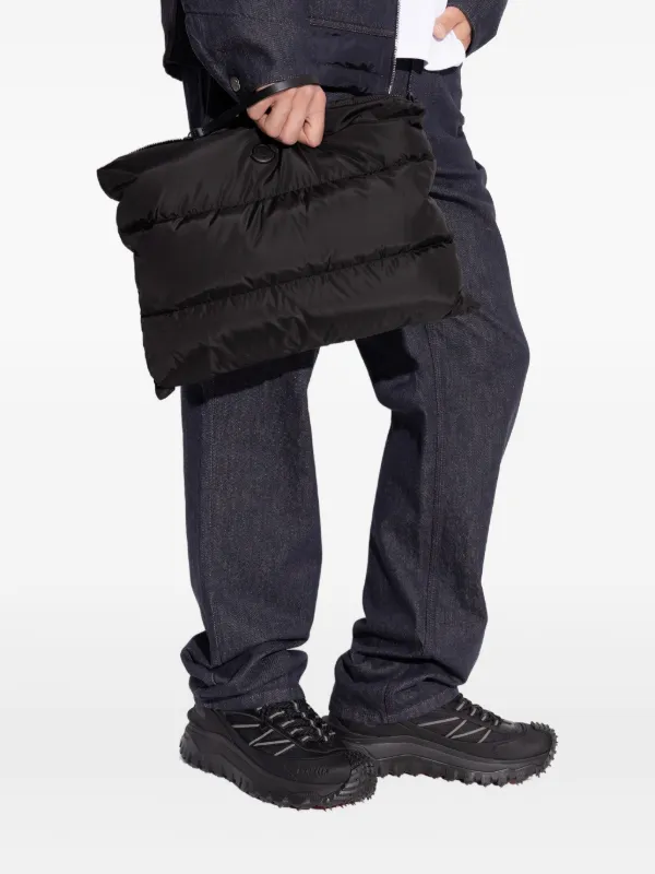 Moncler Caradoc Padded Laptop Case | Black | FARFETCH