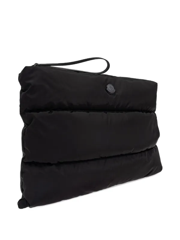 Moncler Caradoc Padded Laptop Case | Black | FARFETCH