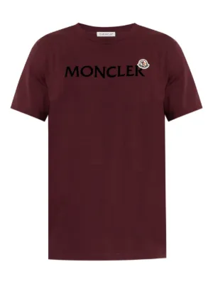 Moncler Camiseta Com Estampa De Logo | Azul | FARFETCH BR