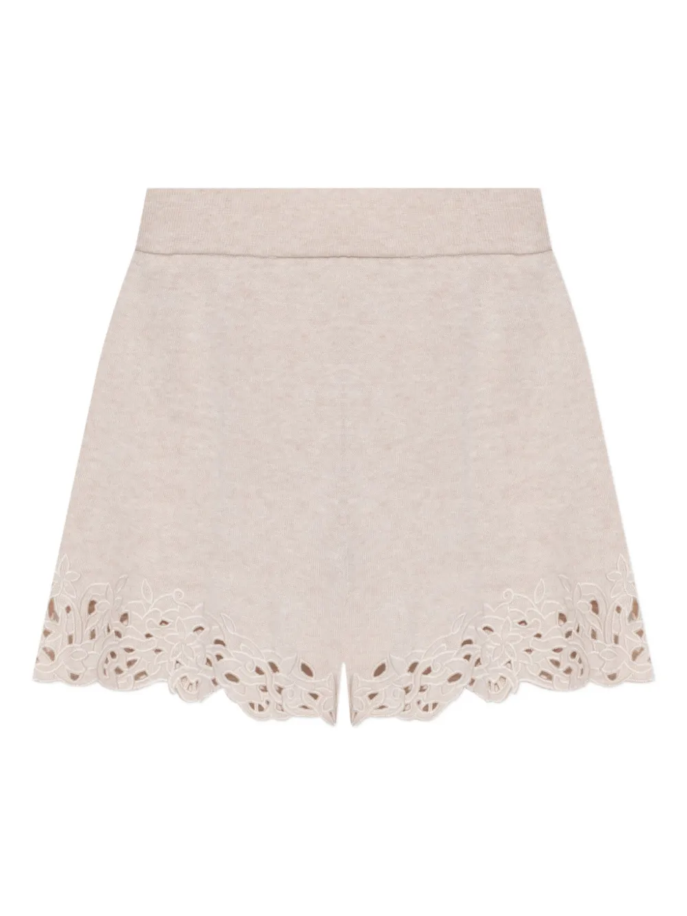 Shani lace-trimmed shorts