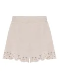 Cult Gaia Shani lace-trimmed shorts - CLO CLOUD