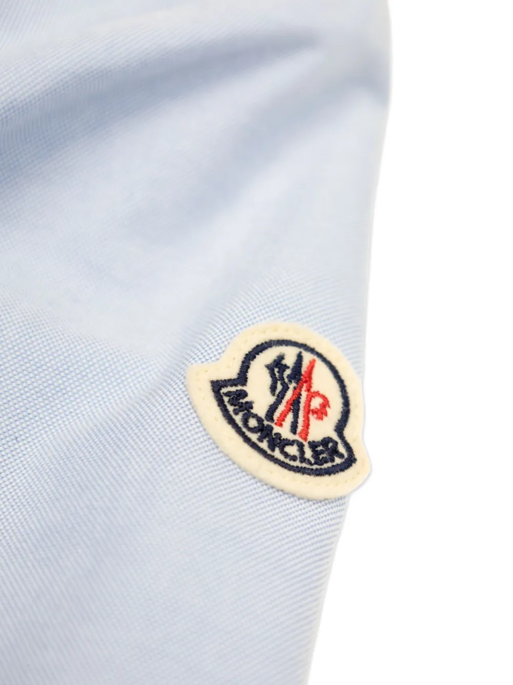 Moncler Enfant Shirt met lange mouwen Blauw