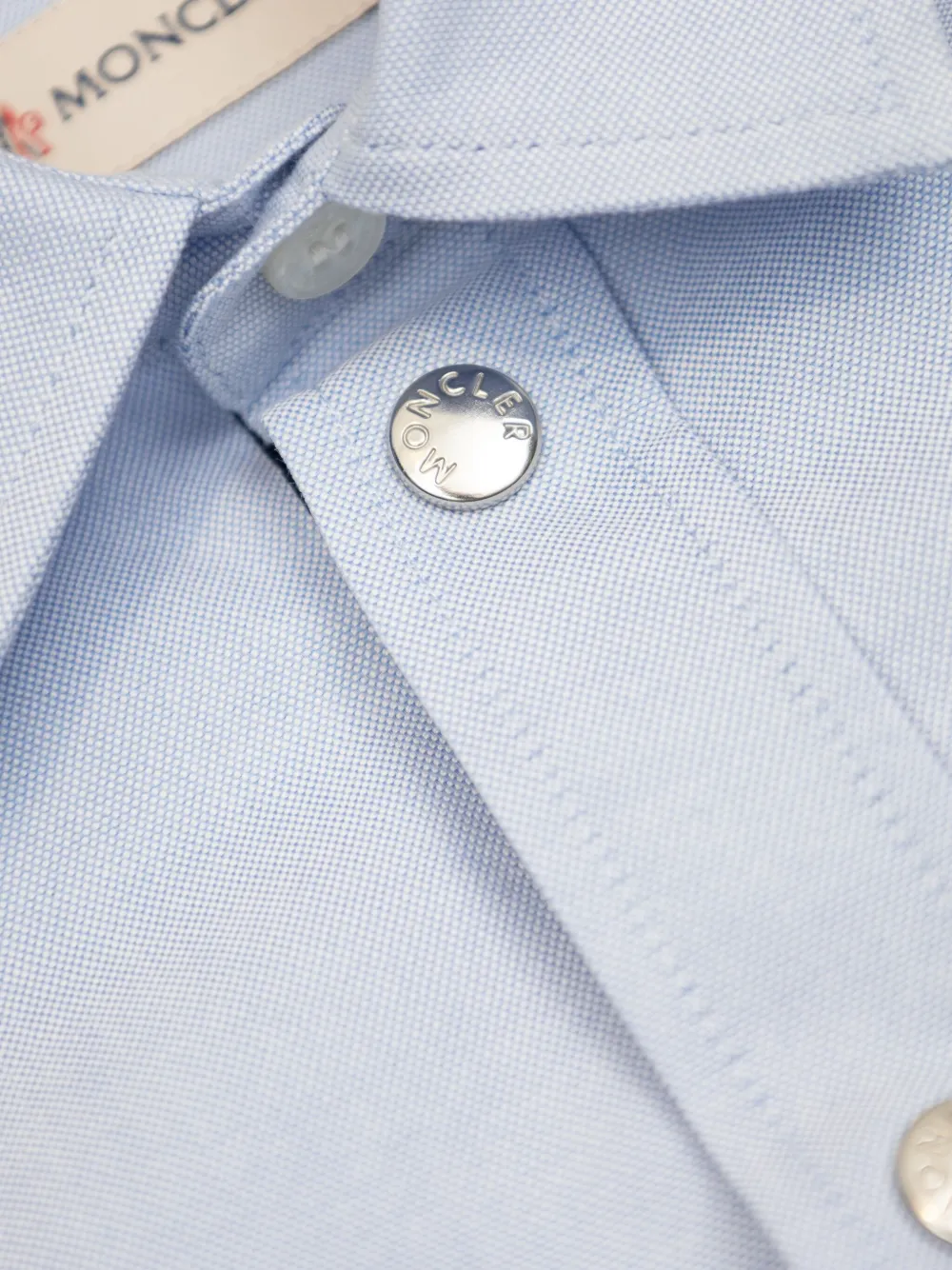Moncler Enfant Shirt met lange mouwen Blauw