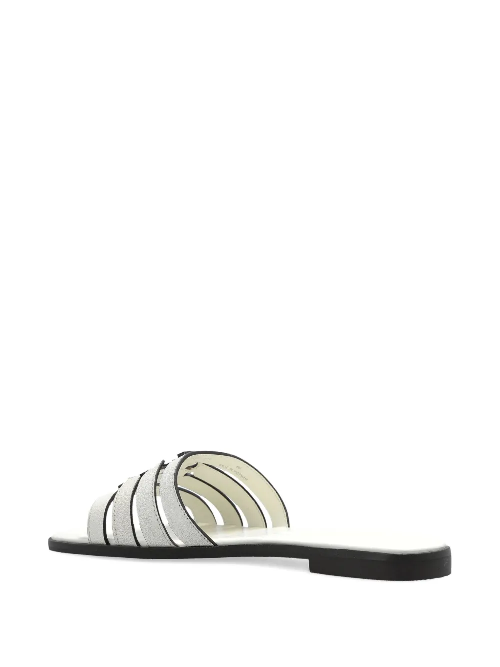 Tory Burch leather flat sandals White