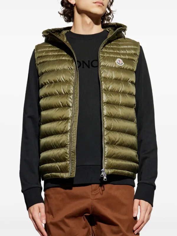 Moncler Orant Down Vest | Green | FARFETCH ID