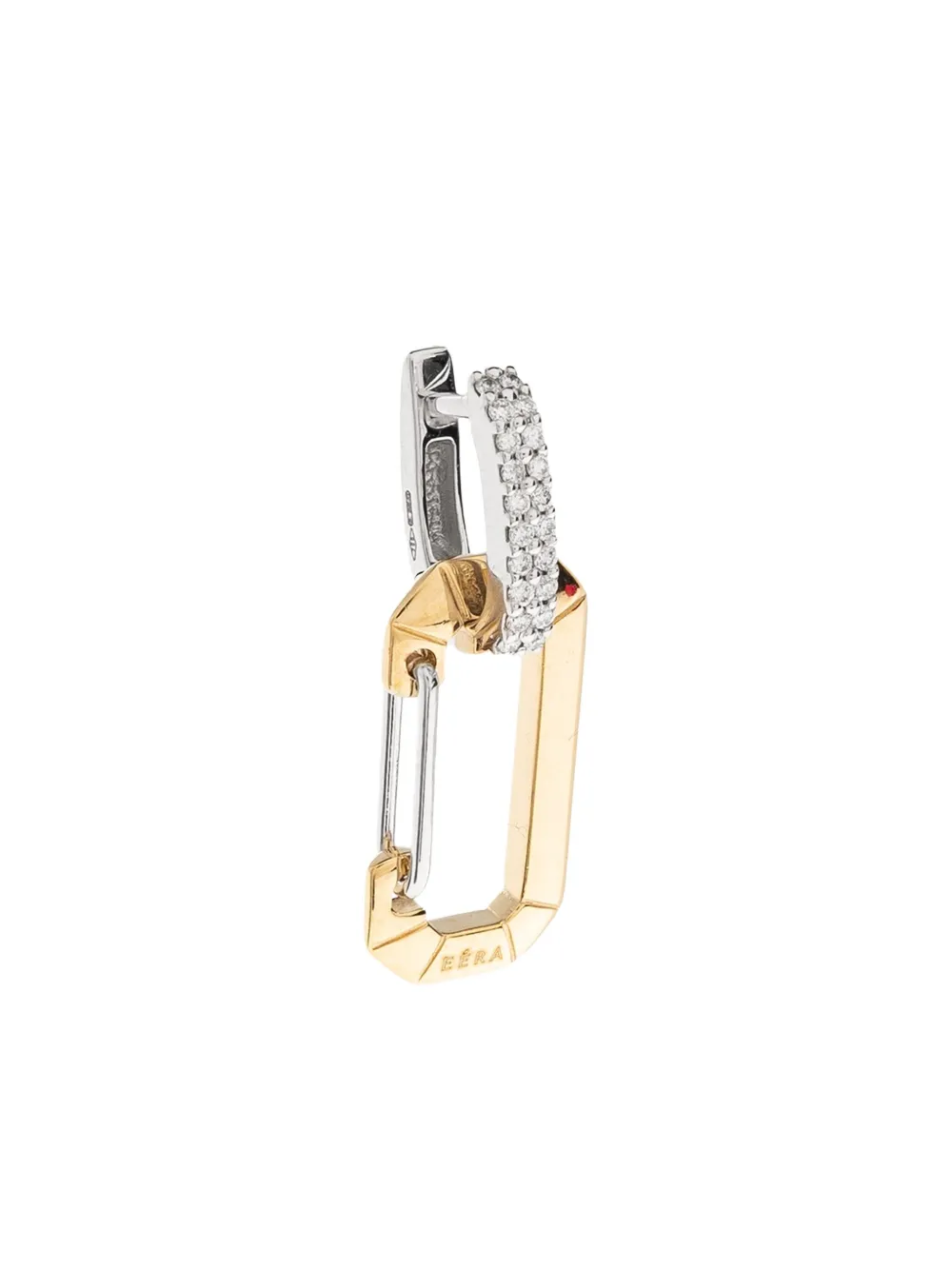 EÉRA 18K yellow gold small Chiara diamond earring - Oro