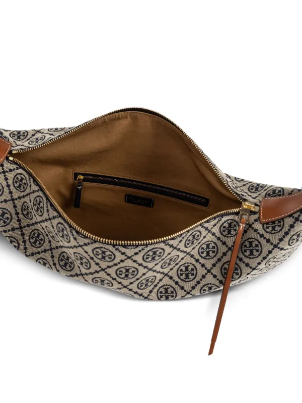 Tory Burch T Monogram Balloon Tote Bag | Neutrals | FARFETCH JO