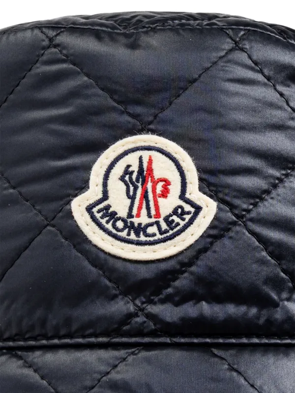 Moncler キルティング バケットハット | ブルー | FARFETCH JP