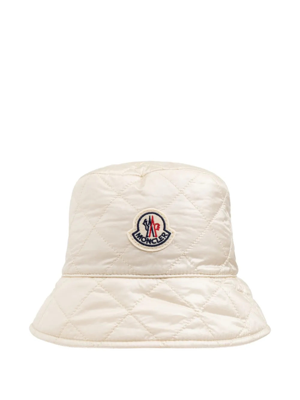 Moncler Logo Nylon Bucket Hat In Neutral