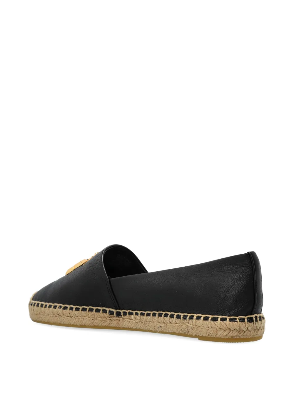 Tory Burch logo-embellished espadrilles Black