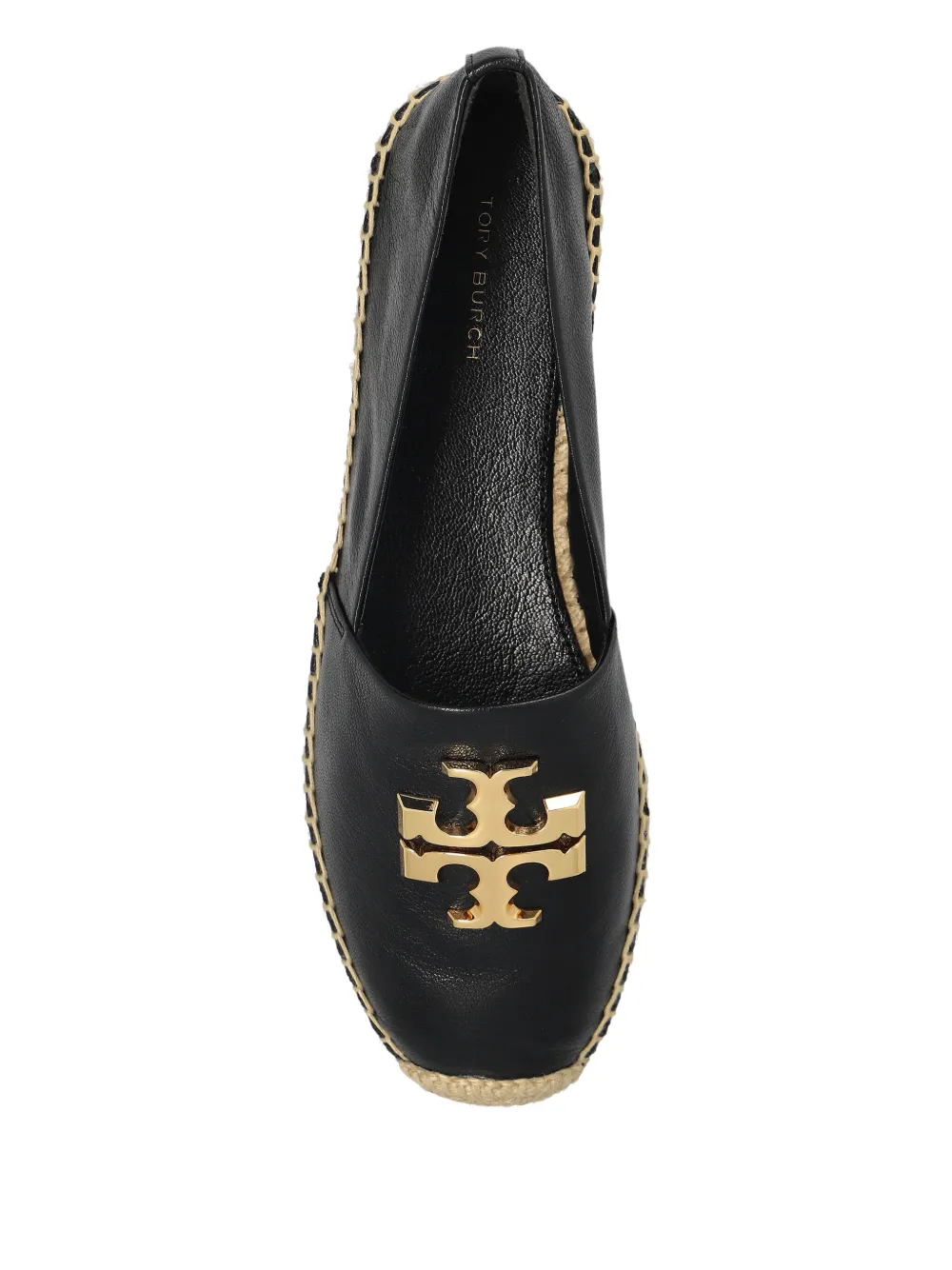 Tory Burch logo-embellished espadrilles Black