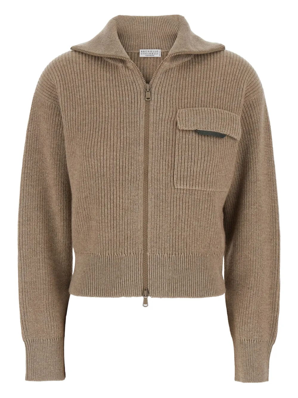Brunello Cucinelli Geribbeld vest Beige