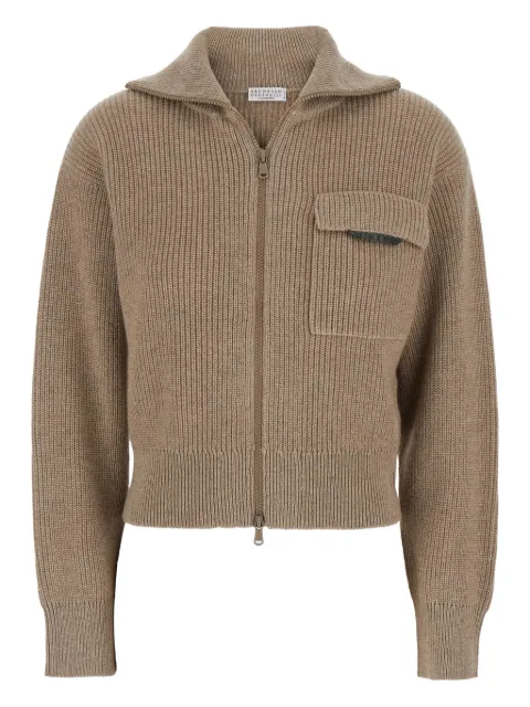 Brunello Cucinelli Geribbeld vest