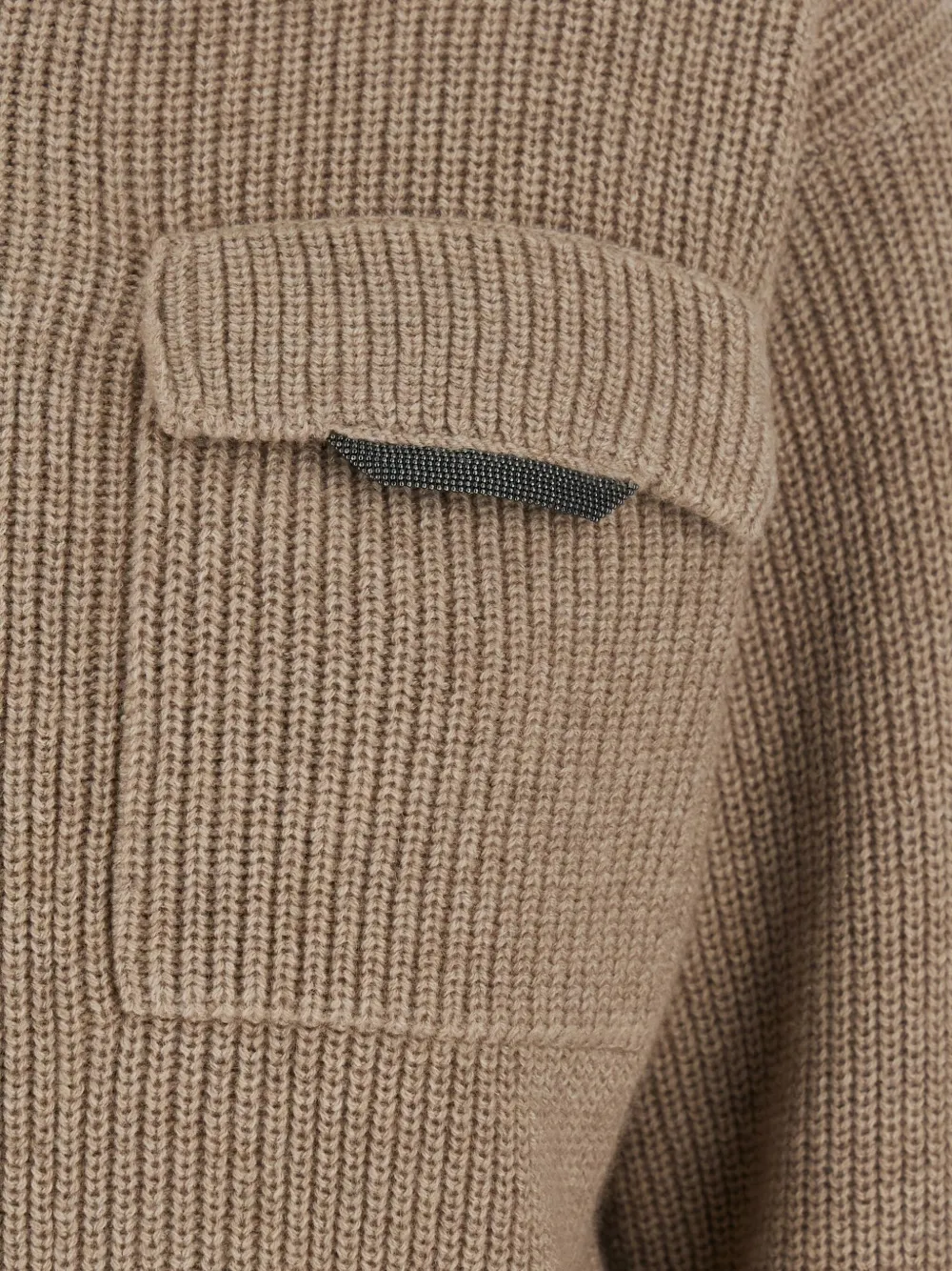 Brunello Cucinelli Geribbeld vest Beige